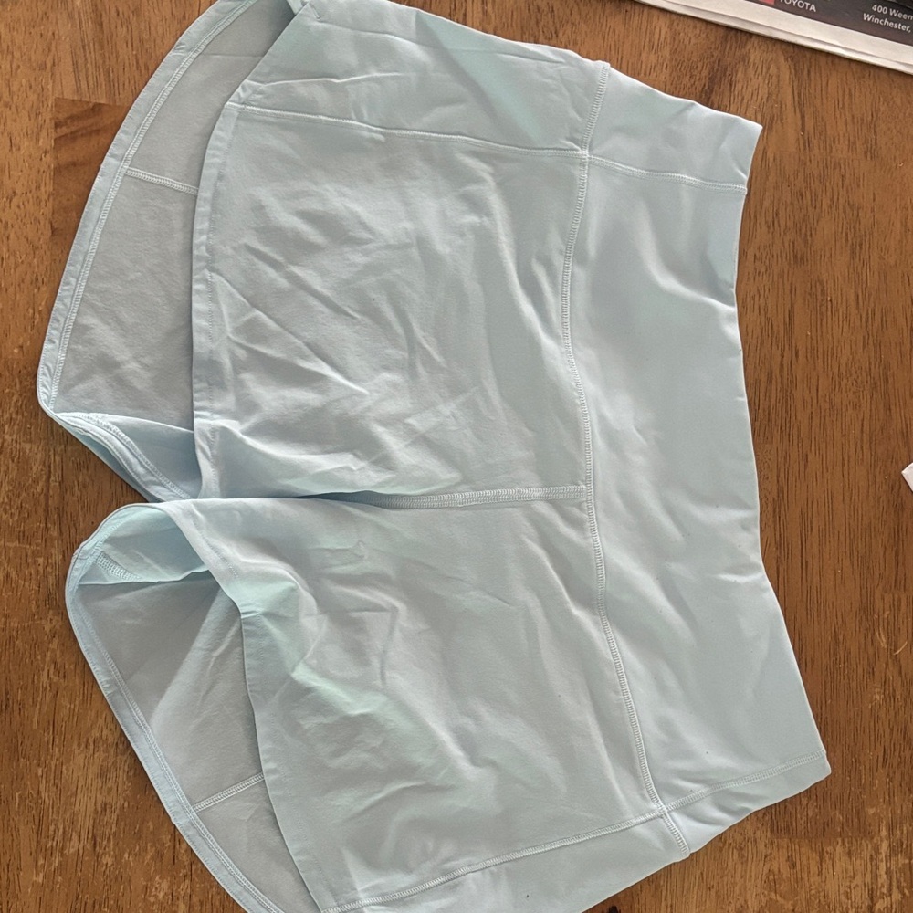 lululemon athletica Light Blue Athletic Shorts
